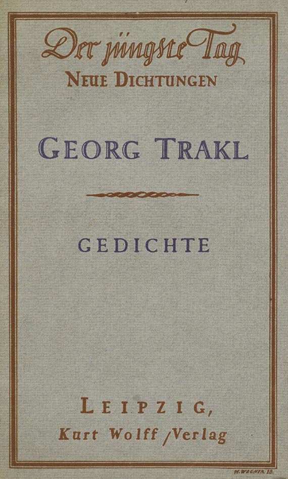 Georg Trakl - Der jüngste Tag