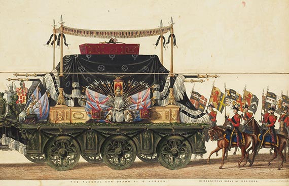 Henry Alken - Funeral procession of Arthur Duke of Wellington. Leporello