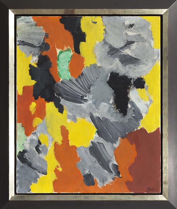 Ernst Wilhelm Nay - Federgrau - Rahmenbild