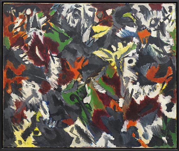 Ernst Wilhelm Nay - Von Höhlen und Grotten - Rahmenbild