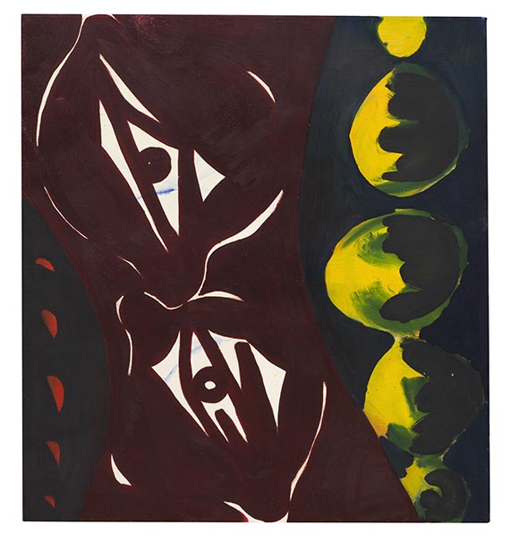 Ernst Wilhelm Nay - Dunkelrote Nacht