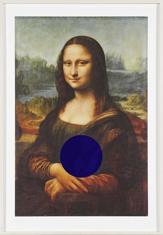 Jeff Koons - Gazing Ball (da Vinci Mona Lisa) - Rahmenbild