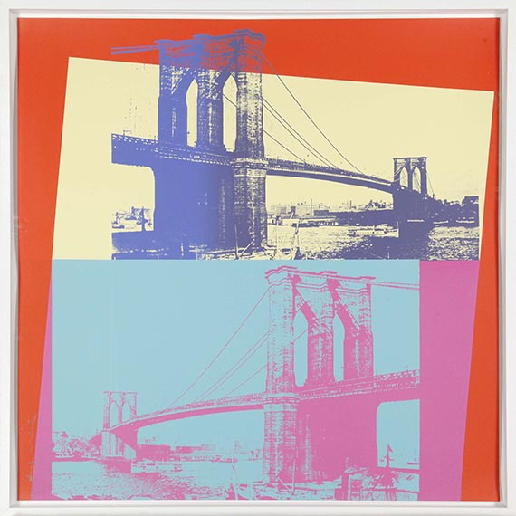 Andy Warhol - Brooklyn Bridge - Rahmenbild