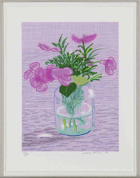 David Hockney - iPad Drawing 'Untitled, 329' - Rahmenbild