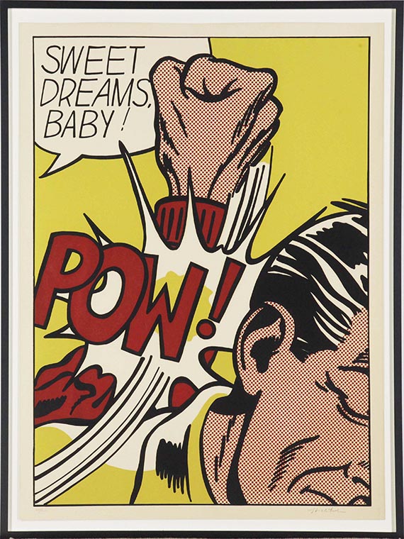 Roy Lichtenstein - Sweet Dreams Baby! - Rahmenbild