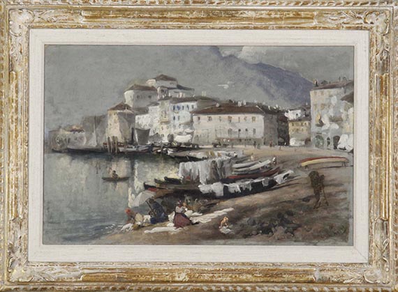 Albert Kappis - Am Comer See (Lecco) - Rahmenbild