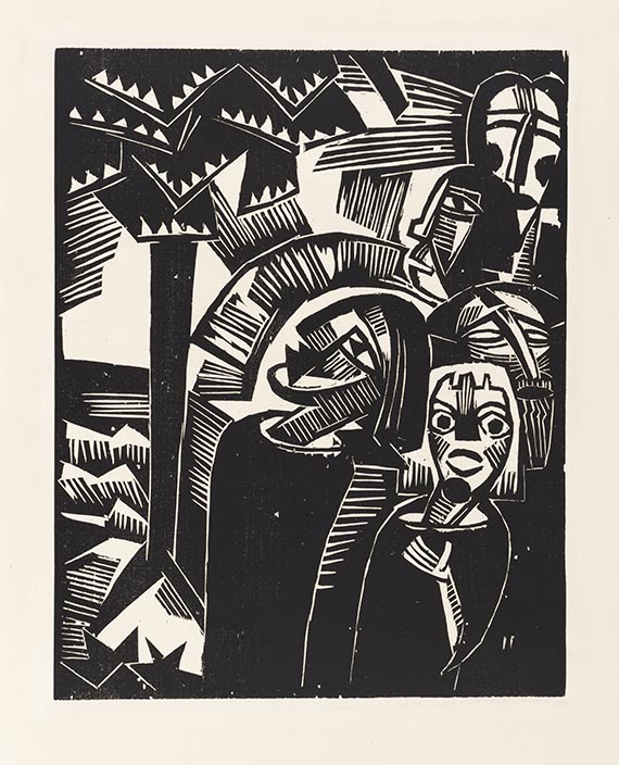 Karl Schmidt-Rottluff - Kristusmappe (9 Holzschnitte) - Weitere Abbildung