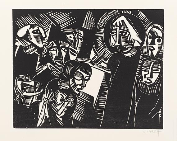 Karl Schmidt-Rottluff - Kristusmappe (9 Holzschnitte) - Weitere Abbildung