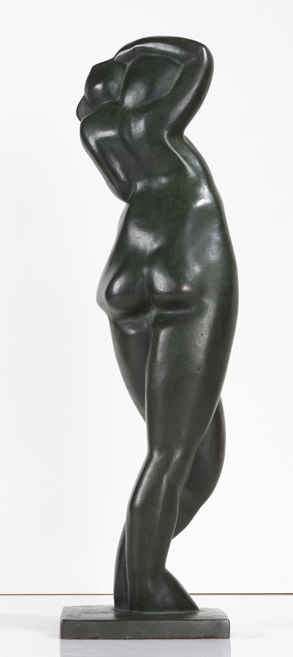 Alexander Archipenko - Weiblicher Akt (La Negresse) - Rückseite