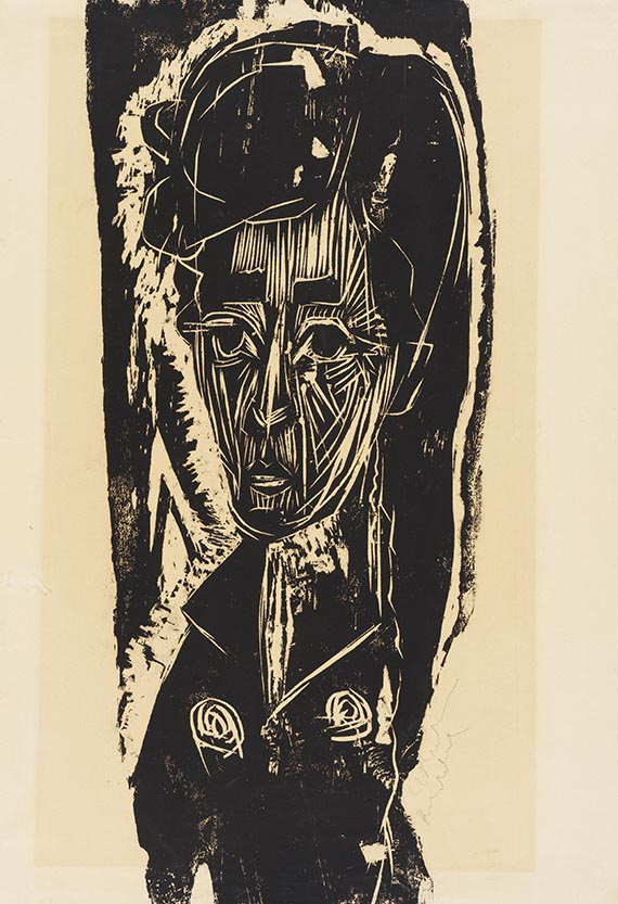 Ernst Ludwig Kirchner - Dunkles Mädchen