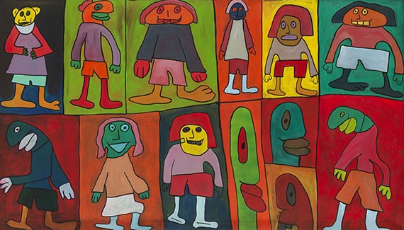 Thierry Noir - "im März erträgt man noch gern seinen Slip, im April macht was man will"