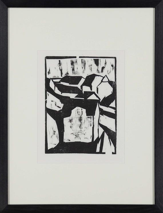 Karl Schmidt-Rottluff - Dorf - Rahmenbild
