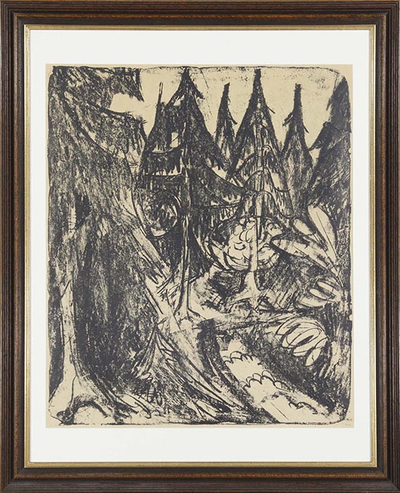 Ernst Ludwig Kirchner - Taunustannen - Rahmenbild