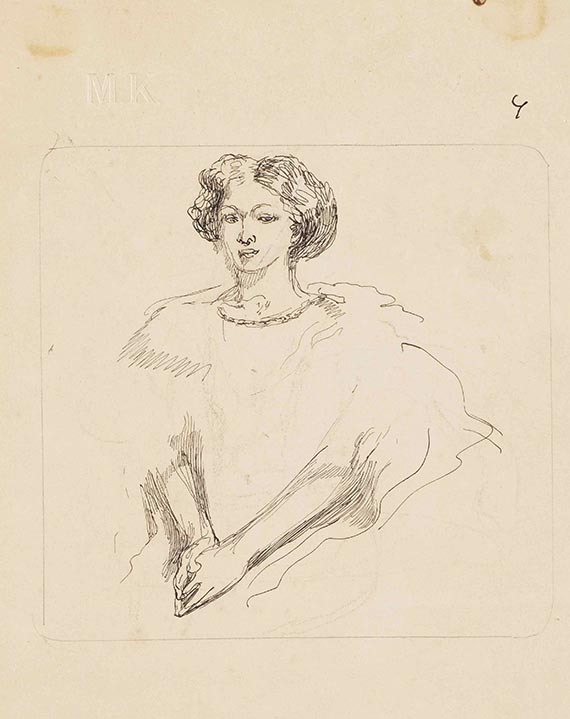 Max Klinger - Entwurfszeichnungen (6 Bll.) - Weitere Abbildung