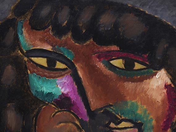 Alexej von Jawlensky - Kopf in Bronzefarben – Bildnis Sacharoff - Weitere Abbildung
