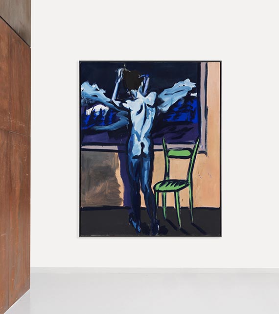 Rainer Fetting - Rückenakt (Ausblick) - Weitere Abbildung