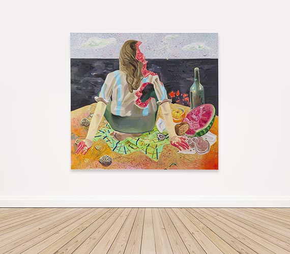 Dana Schutz - Gouged Girl - Weitere Abbildung