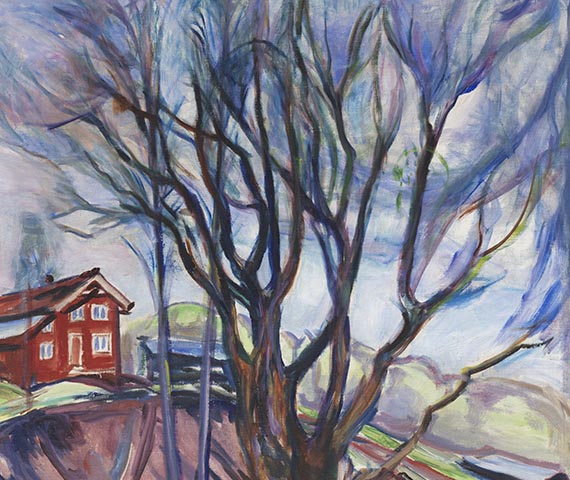 Edvard Munch - Das rote Haus (Det røde hus) - Weitere Abbildung