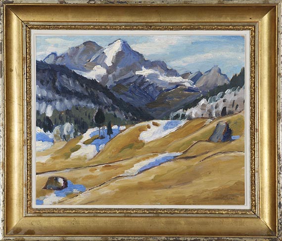 Gabriele Münter - Elmau - Rahmenbild