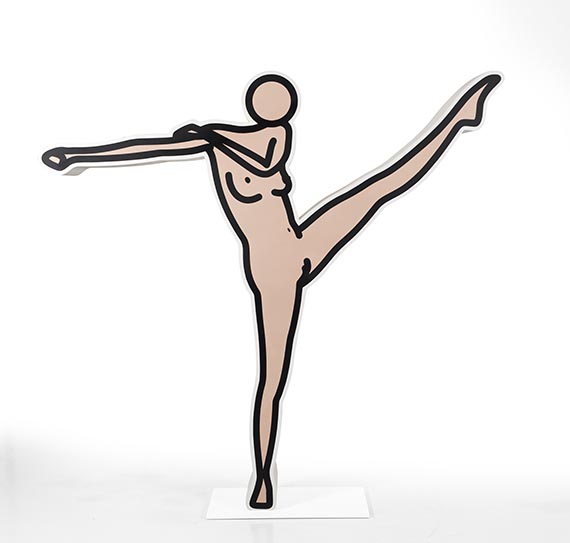 Julian Opie - Caterina Dancing Naked 10 - Weitere Abbildung