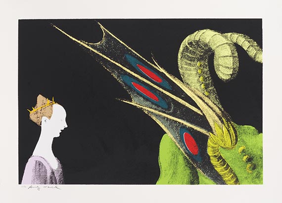 Andy Warhol - Details of Renaissance Paintings (Paolo Uccello, St. George and the Dragon, 1460) - Weitere Abbildung