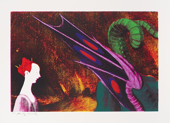 Andy Warhol - Details of Renaissance Paintings (Paolo Uccello, St. George and the Dragon, 1460) - Weitere Abbildung