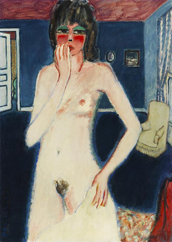 Cassigneul - Femme nue dans la Chambre bleue
