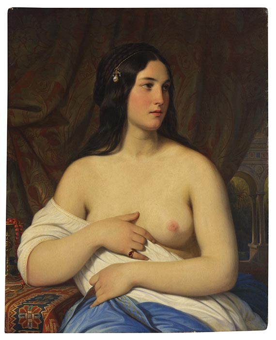 Konstantin Johann Franz Cretius - Weiblicher Halbakt