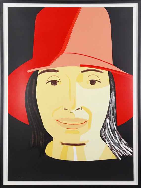 Alex Katz - Red Hat Ada - Rahmenbild