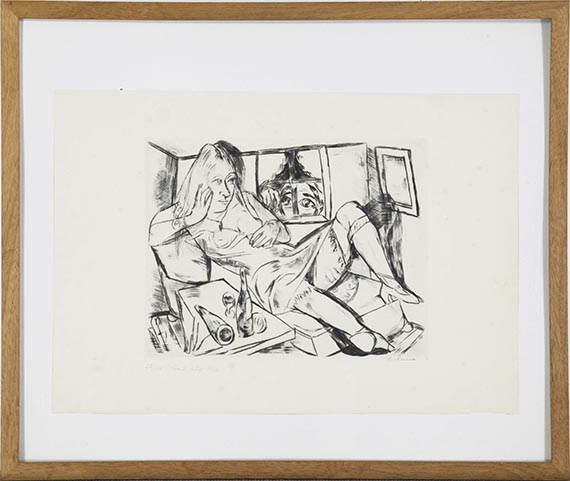 Max Beckmann - Frau in der Nacht - Rahmenbild