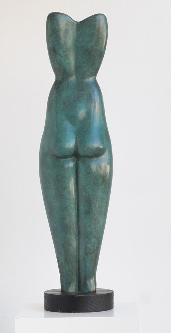 Alexander Archipenko - Symmetrischer Torso - Rückseite
