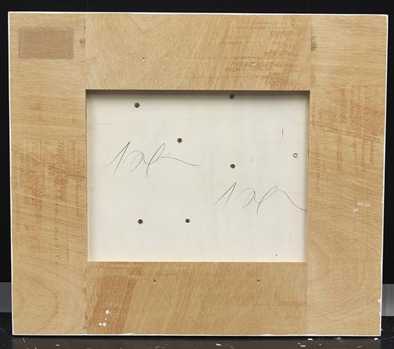 Hans (Jean) Arp - Homme-moustache (Schnurrbartmann) - Rückseite