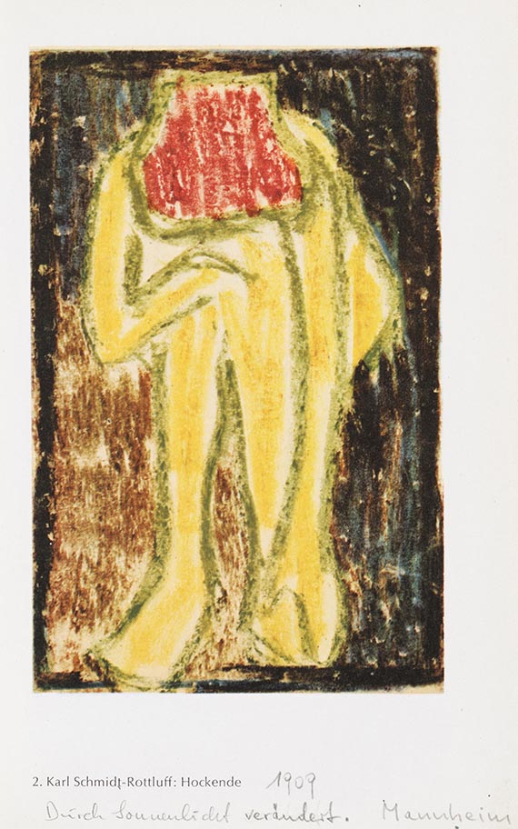 Karl Schmidt-Rottluff - "Maler der Brücke. Farbige Kartengrüße an Rosa Schapire" - Weitere Abbildung