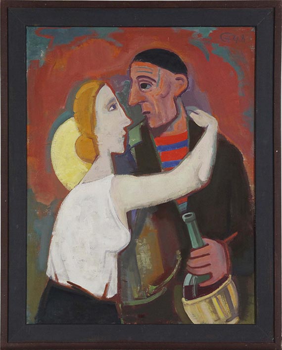 Karl Hofer - Mann und Frau - Rahmenbild