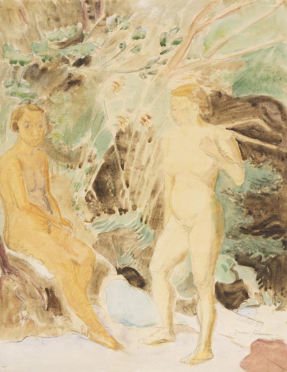 Erich Heckel - Zwei Frauen