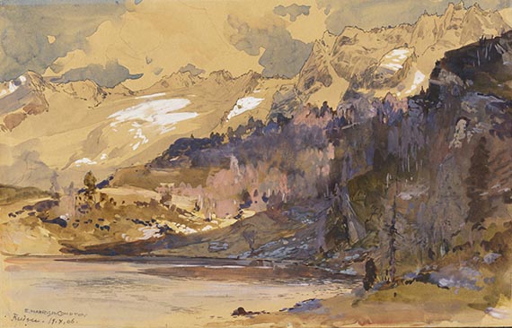 Edward Harrison Compton - Reedsee (Gastein)