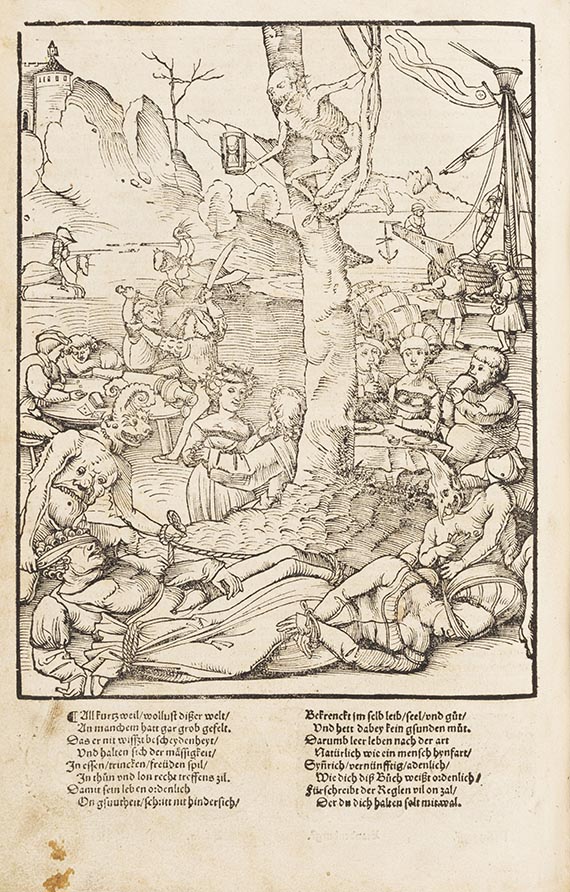  Ibn Butlan - Schachtafelen der Gesuntheyt. Vorgeb.: 2 Werke von Thurneisser - Weitere Abbildung