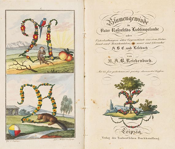 Anton Benedict Reichenbach - Blumengewinde