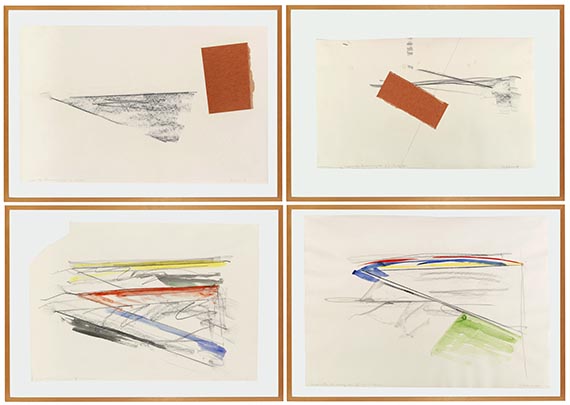 Blinky Palermo - Happier than the Morning Sun (for S. Wonder) - 4-teilig - Rahmenbild