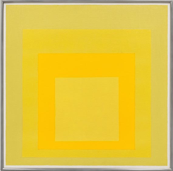 Josef Albers - Homage to the Square: Tenacious - Rahmenbild