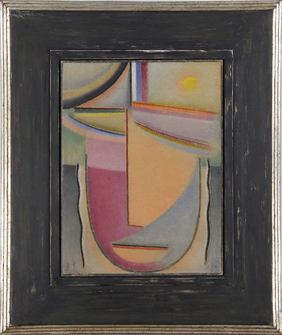 Alexej von Jawlensky - Abstrakter Kopf: September - Rahmenbild