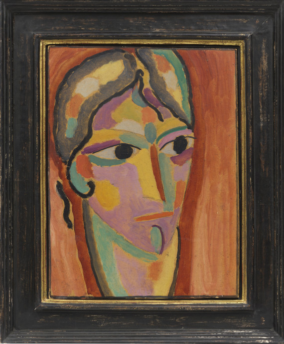 Alexej von Jawlensky - Mystischer Kopf: Trotz - Rahmenbild