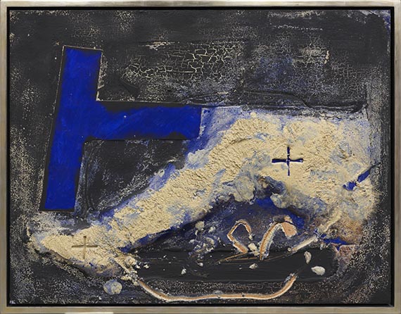 Antoni Tàpies - Cama i blau - Rahmenbild