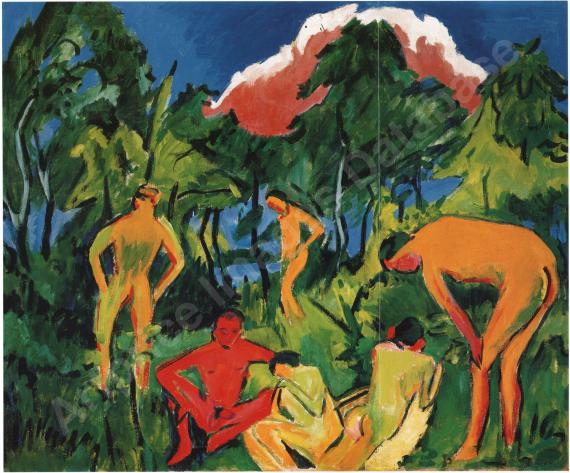 ERNST LUDWIG KIRCHNERAkte der Soone, Mori...