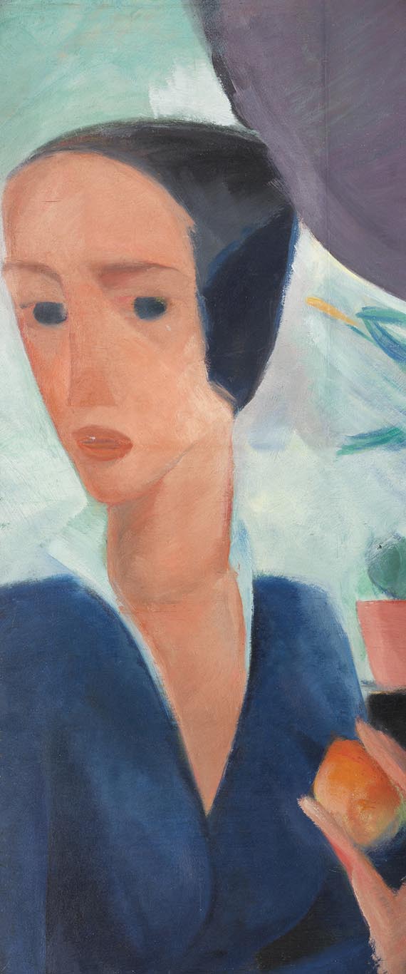 Dorothea Maetzel-Johannsen - Porträt einer Frau im Dreiviertelprofil