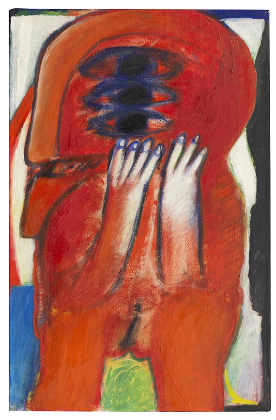 Horst Antes - Rote Figur