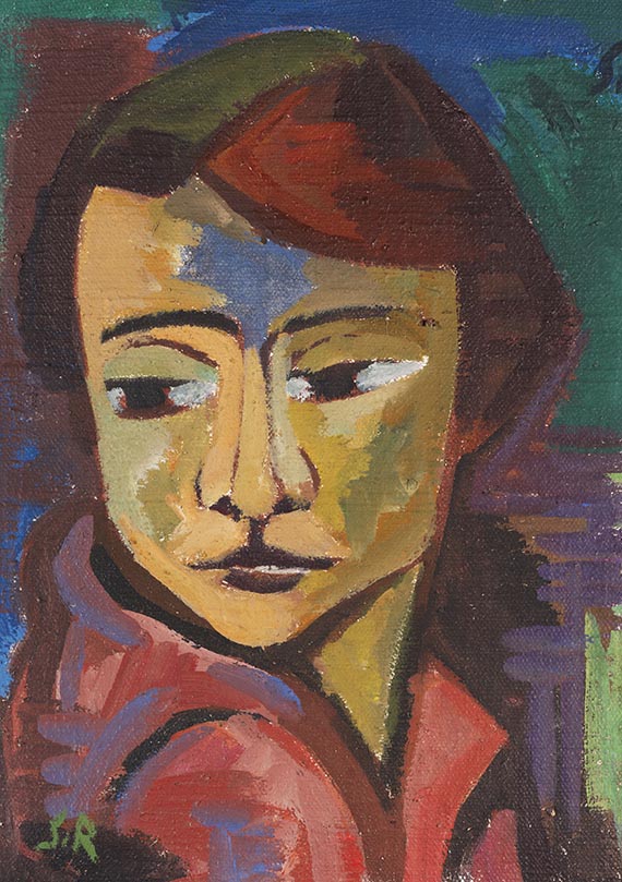 Karl Schmidt-Rottluff - Mädchenkopf