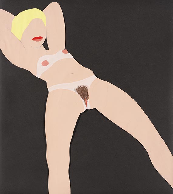 Tom Wesselmann - Study for Great American Nude cut-out