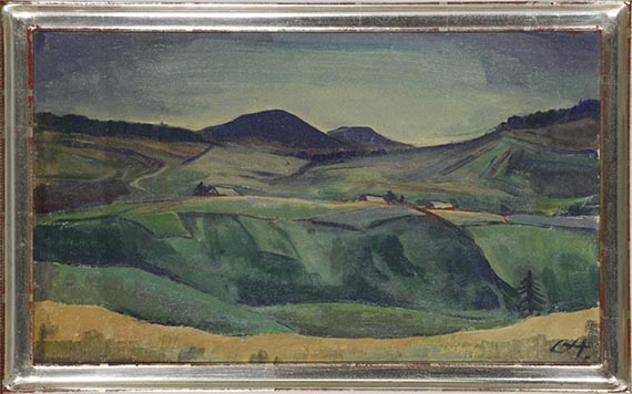 Karl Hofer - Berglandschaft - Rahmenbild