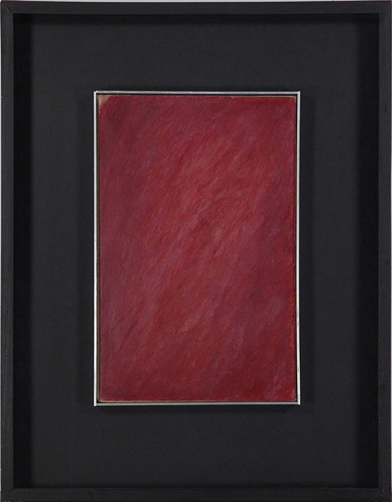 Arnulf Rainer - Rote Zudeckung - Rahmenbild